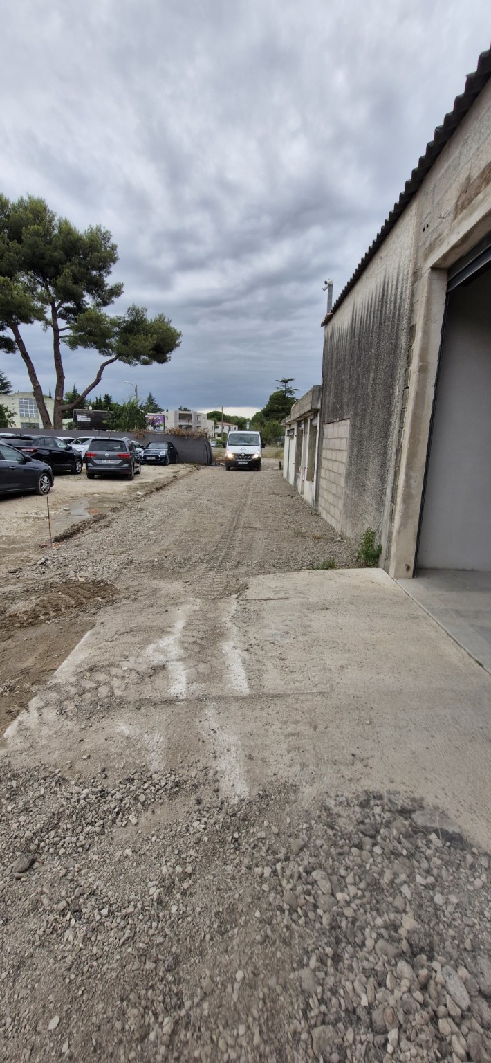 Accès avant la réalisation du dallage