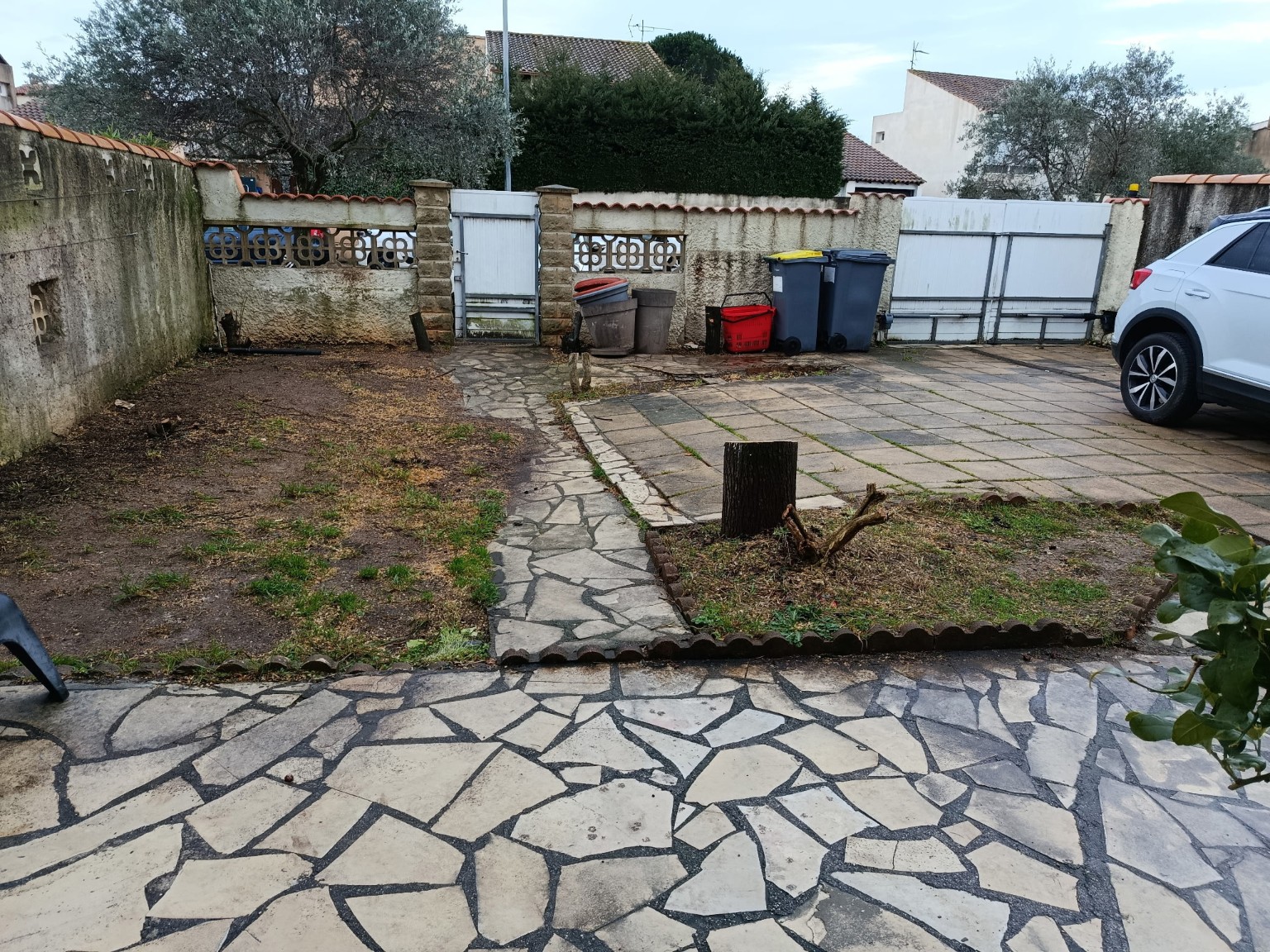 Extérieurs avant les travaux